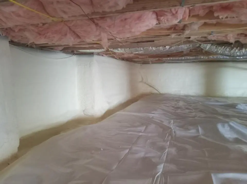Crawl space encapsulation with closed-cell spray foam for Roof Maintenance in Rockwall